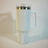 40oz Ice Metal Coffee Mug with Rhinestone Crystal Stone Fashion Diamond Bling Tumbler.